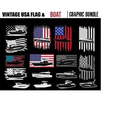 boat svg files - boating graphic flag bundle art summer boating svg instant download