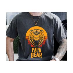 papa bear svg, father's day svg, papa shirt svg, family bears svg, papa svg, family bear matching shirt svg, gift for dad