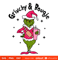 grinchy bougie svg christmas svg merry grinchmas svg tumbler grinch svg cricut silhouette vector cut file