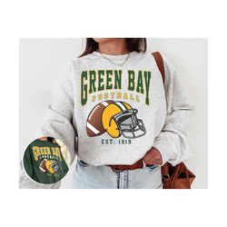 vintage green bay football crewneck sweatshirt / t-shirt, packers sweatshirt, vintage style green bay shirt, green bay fans gift