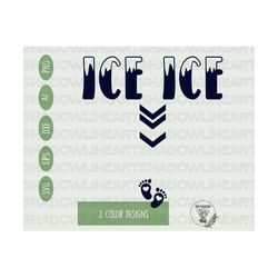 ice ice baby svg files for cricut pregnancy png for sublimation instant digital download