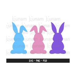 bunny svg, easter bunny svg, bunny silhouette svg, easter bunny silhouette svg