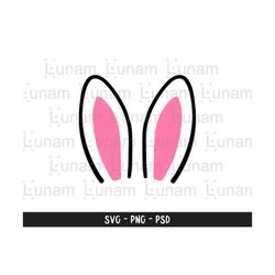 bunny ears svg, easter svg, easter bunny svg, rabbit ears svg, easter bunny ears svg, bunny ears cut file, bunny ears file for cricut