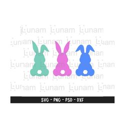 bunny svg, easter bunny svg, bunny silhouette svg, easter bunny silhouette svg