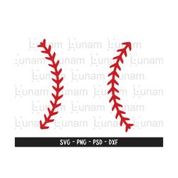 baseball stitches svg, baseball laces svg, baseball svg, baseball stitches cut file, baseball stitches vector, baseball laces cut file