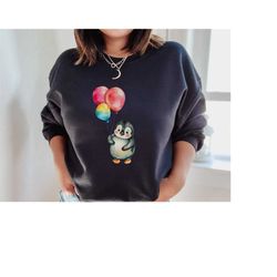 penguin sweater, cute penguin shirt, cute shirts for women, cute animal lover pullover, unisex sweatshirt, gift for girl