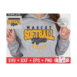 softball svg - softball template - svg - eps - dxf - png - silhouette -  cricut cut file - 0049 - softball team - digital file