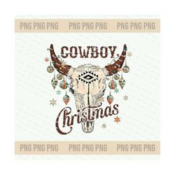 cowboy christmas png, western png sublimations, cowgirl christmas, retro christmas png, western christmas png, retro western christmas