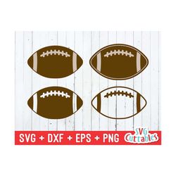 football svg, football, dxf, eps, football cut file, contour, layered, outline football, silhouette, cricut cut file, digital download