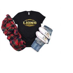 lions football shirt, lions lover shirt, football mom shirt, womens men shirt, gift for her him, football fan shirt foot