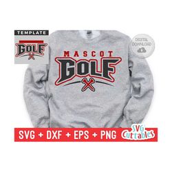 golf svg cut file - golf team - golf template 0010 - svg - eps - dxf - png  - silhouette - cricut - digital download