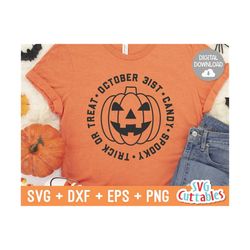 halloween jack o lantern svg - dxf - eps - png - pumpkin - silhouette - cricut cut file - digital download