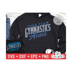 gymnastics aunt svg - gymnastics cut file - gymnastics template 001 - svg - eps - dxf - silhouette - cricut cut file - digital download