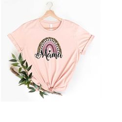 mama rainbow shirt,mom shirt,mother's day shirt, baby shower gift for mom,new mom shirt, new mom gift set, gift for new