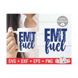 emt fuel svg - ems - paramedic - svg - eps - dxf - png - star of life - silhouette -  cricut - cut file