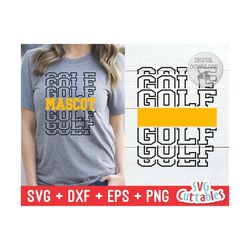 golf svg cut file - golf team - golf template 008 - svg - eps - dxf - png  - silhouette - cricut - digital download