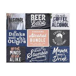 drinking bundle svg - drinking cut file - funny svg - svg - dxf - eps - png - silhouette - cricut - digital file