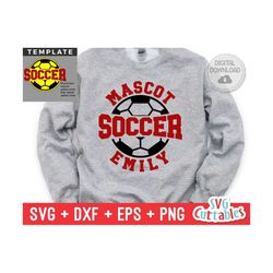 soccer template svg cut file - soccer svg - soccer team - soccer template 0035 - svg - eps - dxf - png - silhouette - cricut - digital file