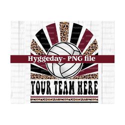 school spirit png, sublimation download, team colors, blank design, game day, volleyball, cheetah, leopard,