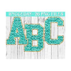 digital chenille letters png, digital download, sublimate, sublimation, graphics, varsity letters, glitter, sports, dtg, turquoise, aqua,