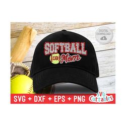 softball svg - softball template - svg - eps - dxf - png - silhouette -  cricut cut file - 0019 - softball team - digital file