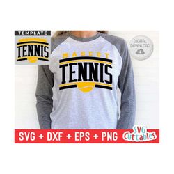 tennis svg - tennis cut file - tennis template 0011 - tennis mom - svg - eps - dxf - silhouette - cricut cut file - digital download