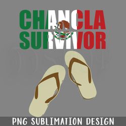 chancla survivor mexican flag latino hispanic taco png download