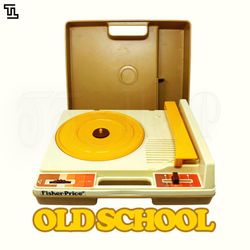 old school record collector music png