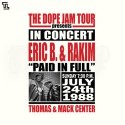 the dope jam tour 1988 music png
