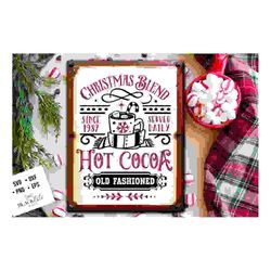 Hot cocoa poster, Hot cocoa svg,  Old