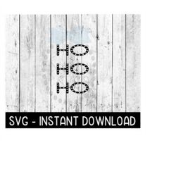 Ho Ho Ho Candy Cane Font Wine SVG, SVG Files, Instant Download, Cricut Cut Files, Silhouette Cut Files, Download, Print