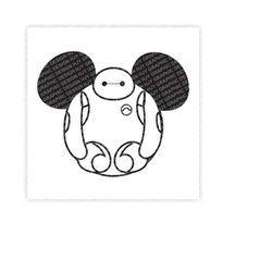 baymax, big hero 6, mickey, ears, digital, download, tshirt, cut file, svg, iron on, transfer