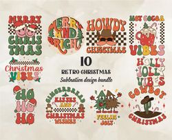 10 Retro Christmas Png, Christian Christmas Svg, Christmas Design, Christmas Shirt, Christmas 103