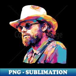 hank williams jr wpap - instant png sublimation download - create with confidence