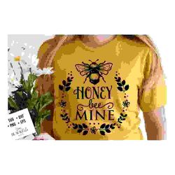 Honey bee mine svg, Bee svg, Sunflower svg,