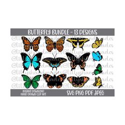 layered butterfly svg bundle, butterfly png, butterfly clipart, butterfly vector, butterfly silhouette svg, butterflies svg, butterflies png