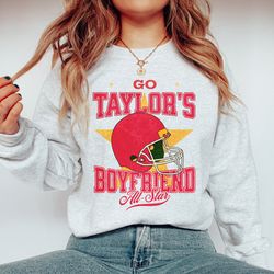 go taylors boyfriend sweatshirt kc sweatshirt cute football hoodie sunday funday shirt sunday football shirt