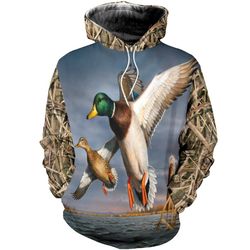 duck hunting 3d hoodie 07099