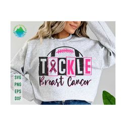 tackle cancer svg, breast cancer awareness svg, football cancer svg, fight cancer svg, tackle breast cancer svg , breast cancer shirt svg