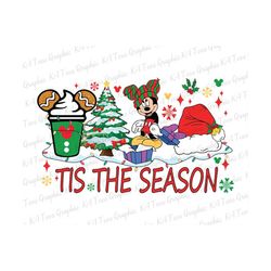 tis the season png, mouse christmas png, character christmas png, christmas lights png, christmas trees png, xmas holiday png