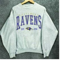 vintage baltimore ravens sweatshirt, vintage nfl ravens football unisex shirt, american football bootleg gift