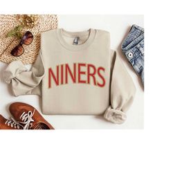 san francisco football sweatshirt, vintage style san francisco football crewneck, football sweatshirt, niners sweatshirt