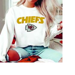 kc chiefs sweatshirt, comfort colors kansas football shirt, sweatshirt, hoodie gift for fan