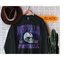 buffalo football sweatshirt | vintage style buffalo football crewneck | football sweatshirt | buffalo sweatshirt
