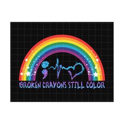 broken crayons still color png, semicolon suicidal prevention png, ribbon suicide depression,mental health png, prevention suicide awareness