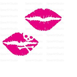 lips svg, pink lips svg, kiss svg, american lips svg, kiss design, skull lips svg, instant download, digital download, png • pdf • ai • jpeg