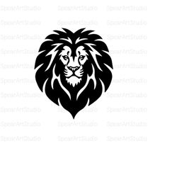 lion face svg | lion head svg | lion svg | lion king svg | lions mascot svg | leo svg | lion head | lion printable | instant download