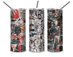 Christmas tumbler, snow and christmas tree png, christmas holiday, sublimation, digital download