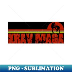 krav maga retro style - high-resolution png sublimation file - unleash your inner rebellion