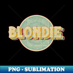 blondie spirale vintage - decorative sublimation png file - perfect for creative projects